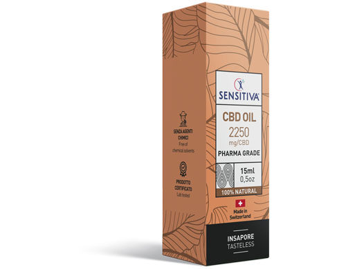 Paquete de aceite de CBD de 15 ml a 15% - Sensitiva