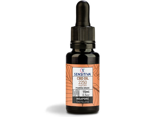 Botella de aceite de CBD de 15 ml a 15% - Sensitiva