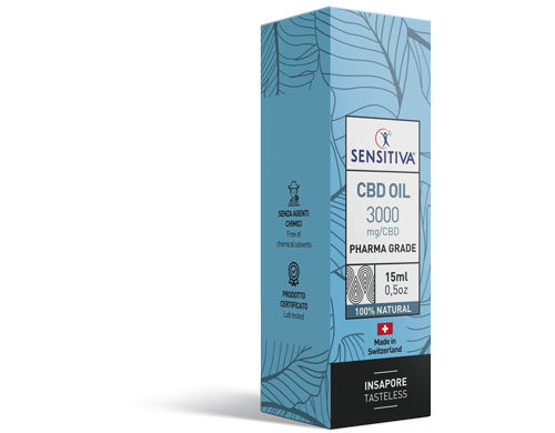 Paquete de aceite de CBD de 15 ml a 20% - Sensitiva