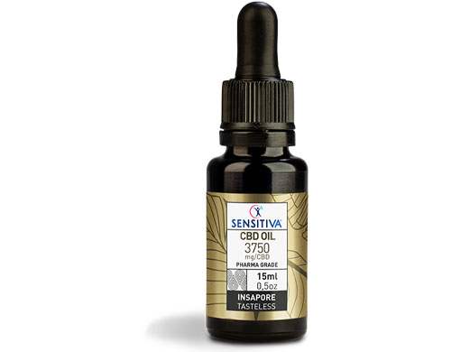 Botella de aceite de CBD de 15 ml a 25% - Sensitiva