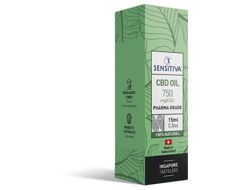 Paquete de aceite de CBD de 15 ml a 5% - Sensitiva