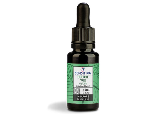 Botella de aceite de CBD de 15 ml a 5% - Sensitiva