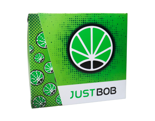 Kit JustBob Marihuana CBD - Fondo Verde con Logo