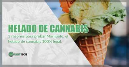 Helado italiano de cannabis cbd