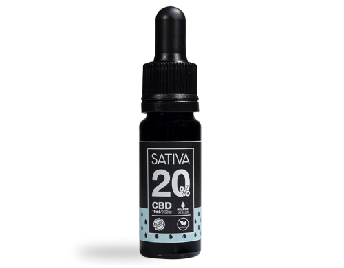 Botella de Aceite CBD de 10 ml al 20% - Sativa