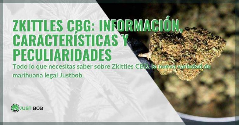 Características e información de la nueva marihuana Zkittles CBG