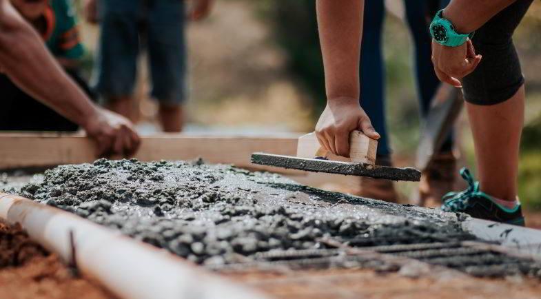 Cáñamo en la construcción: uso de hormigón.