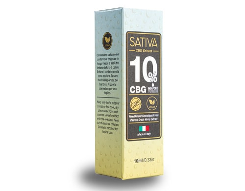 Aceite CBG Sativa 10% Envase