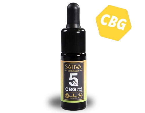 Aceite CBG Sativa 5% Botella