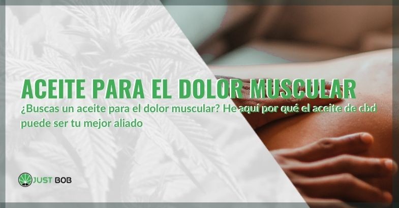 Aceite de CBD para dolores musculares