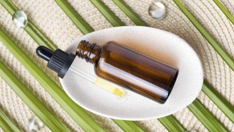 Aceite de cáñamo para cosméticos