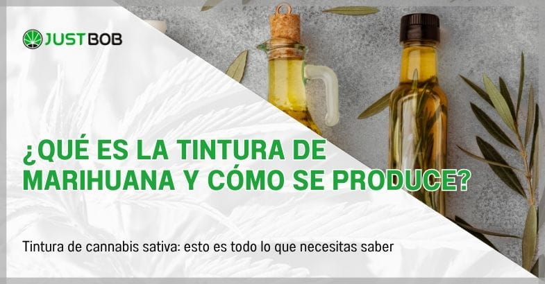 ¿Qué es la tintura de marihuana y cómo se produce?