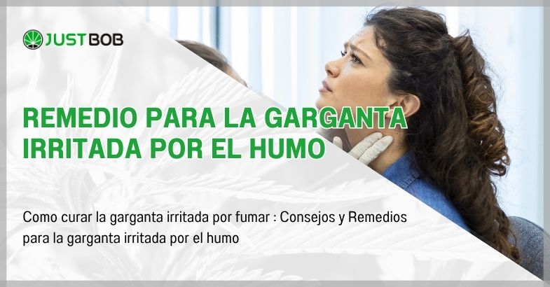 Remedio para la garganta irritada por el humo