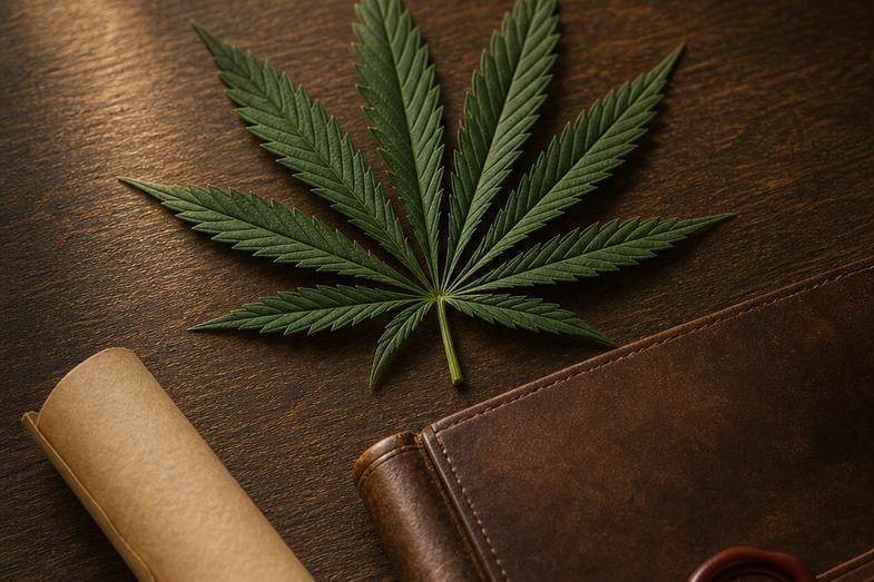 Imagen editorial documental sobre el marco legal europeo de los concentrados de cannabis con alto THC según el Reglamento UE 2021/2115 y la jurisprudencia