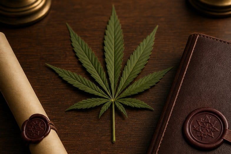 Imagen editorial documental sobre el marco regulatorio europeo de los cannabinoides sintéticos según la Agencia EUDA y el sistema de alerta temprana NSP